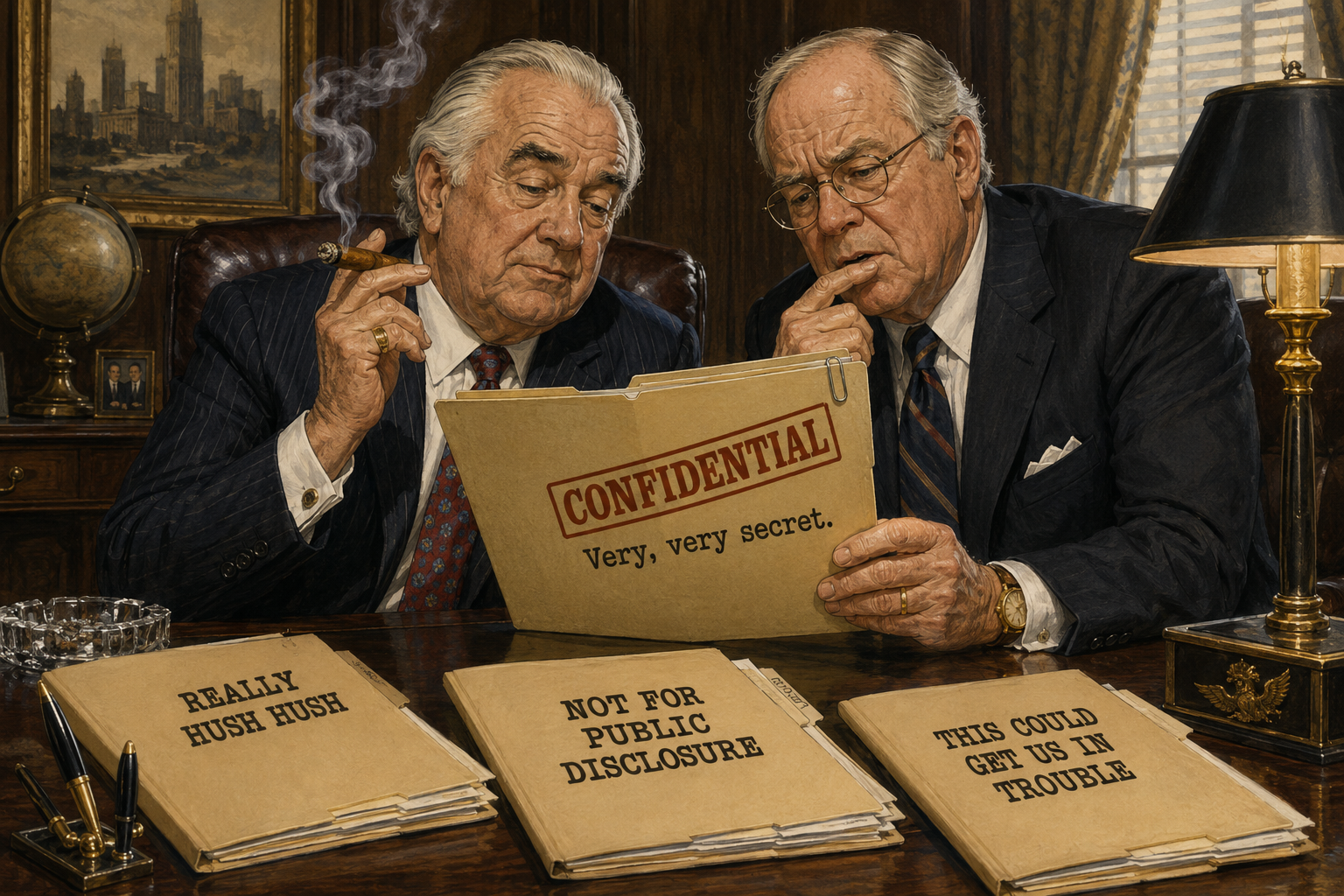 Confidential tobacco industry files illustration